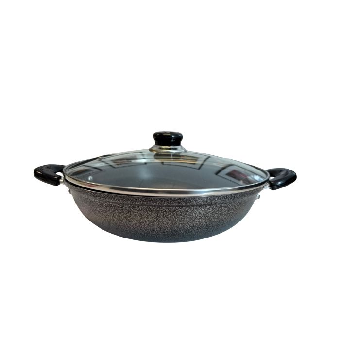 Aluminium Casserole Pan With Lid (Jeongol Naembi) D-280MM