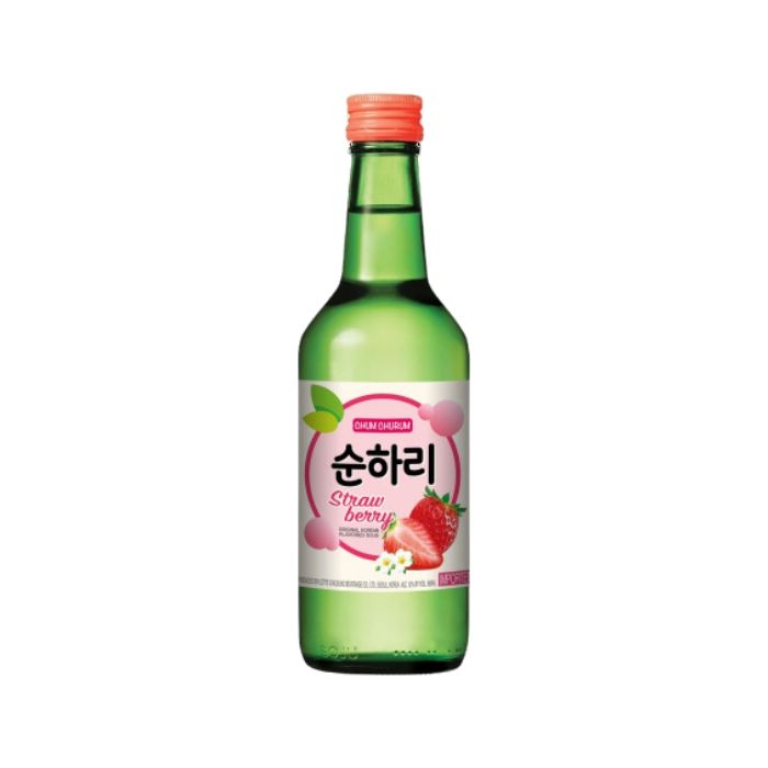 LOTTE CHUM CHURUM Korean Soju (Alc 12%) (Strawberry Flavour) 360ml