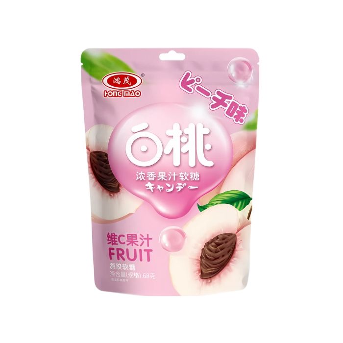 HONGMAO - Peach Flavour Soft Candy 68g