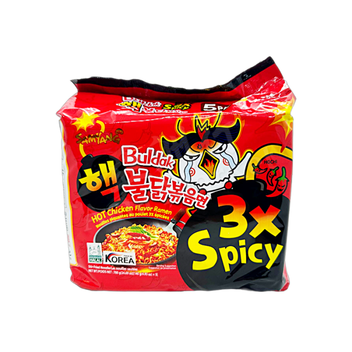 SAMYANG - 3 x Spicy Hot Chicken Ramen (Pack of 5) 700g