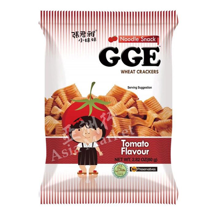 GGE Tomato Flavour Wheat 张君雅小妹妹蕃茄条饼 80g