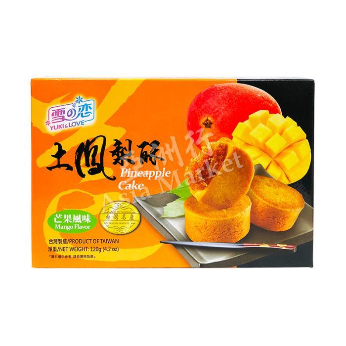 Yuki & Love Pineapple Cake Mango Flavour 120g