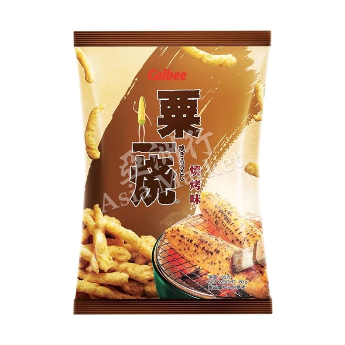 CALBEE Grill-A-Corn BBQ Flavour 卡乐B 粟一烧 (烧烤味) 80g