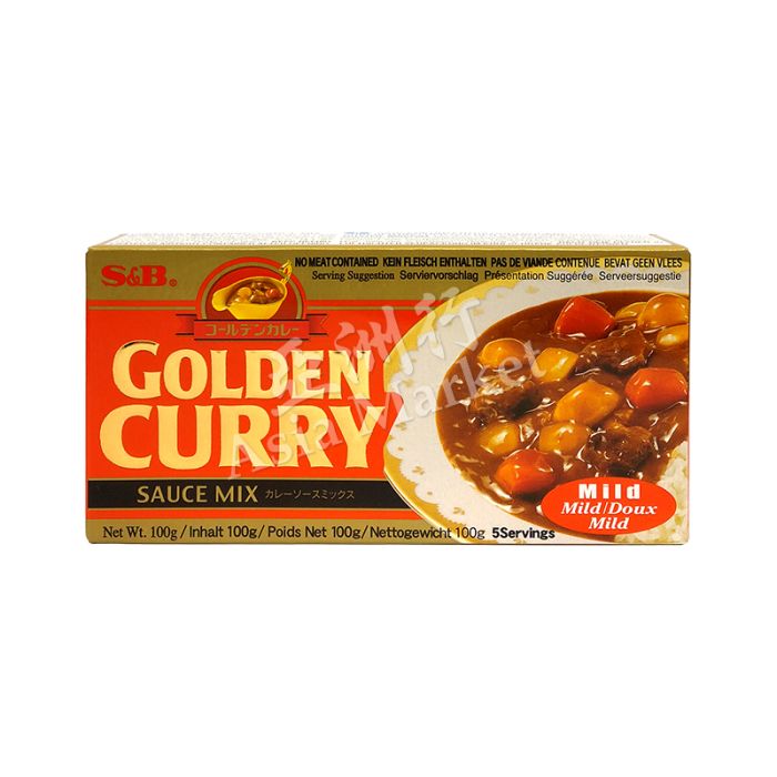 S&B Golden Curry Sauce Mix Mild 100g