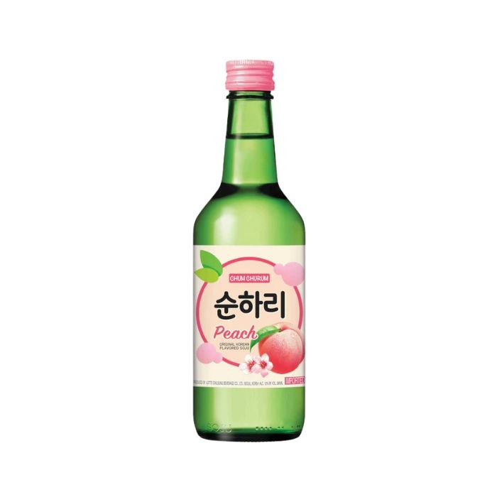 LOTTE Chum Churum Soju Peach Flavour (Alc 12%) 360ml