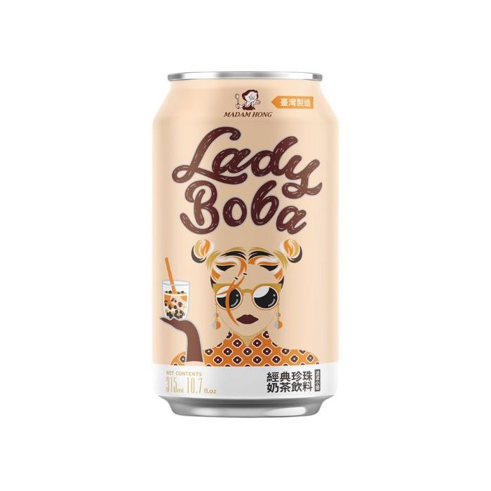 Lady Boba Bubble Tea Drink Original 315ml