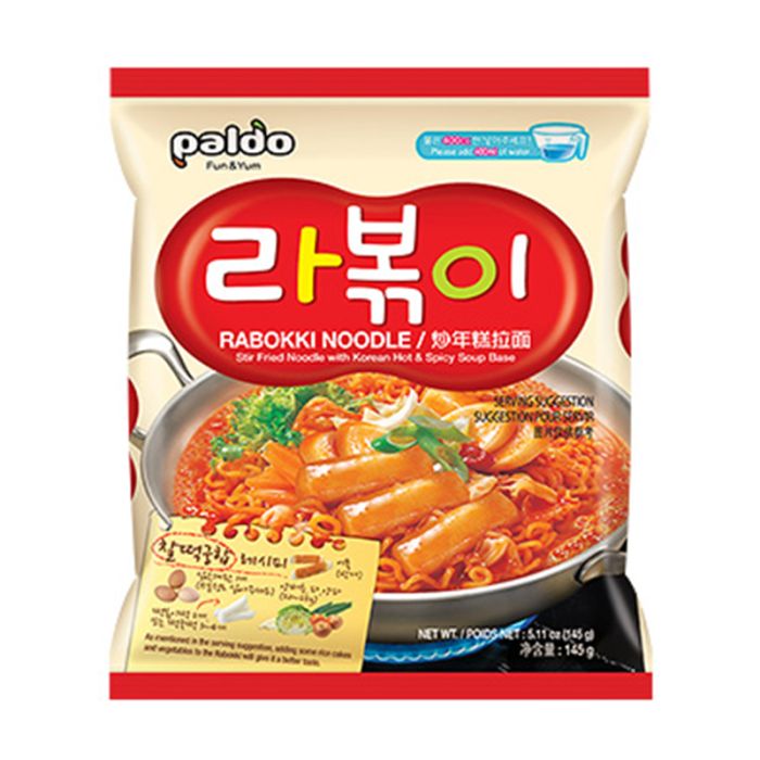 PALDO - Rabokki Noodle (Hot & Spicy Stir Fried Noodle) 145g