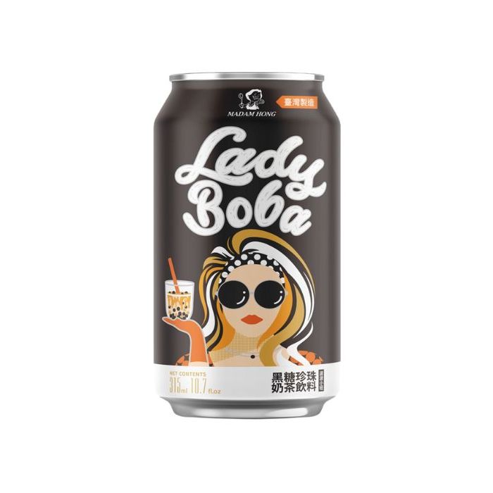 Lady Boba Black Sugar Bubble Tea 315ml