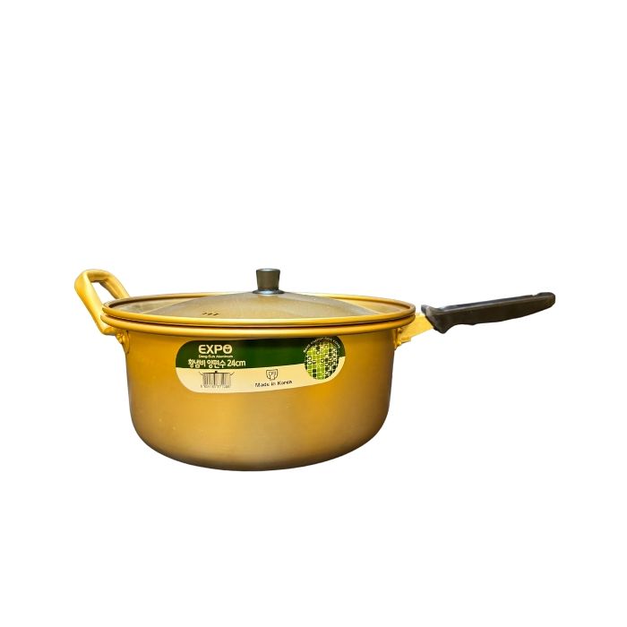 Yellow Aluminium pan (One side handle nambi) D-240