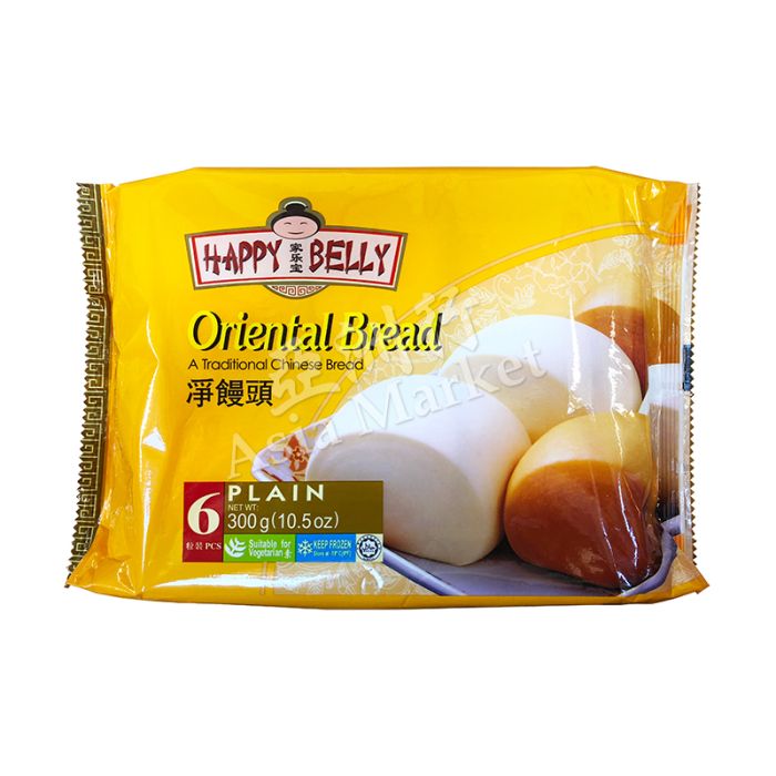 [FROZEN] Happy Belly Oriental Bread Plain 300g