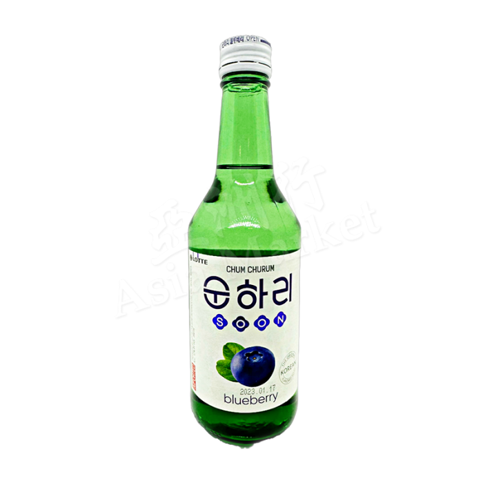 LOTTE CHUM CHURUM - Korean Soju (Blueberry Flavour) 360ml