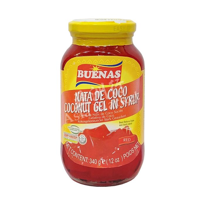 Buenas Coconut Gel in Syrup (Red) 340g