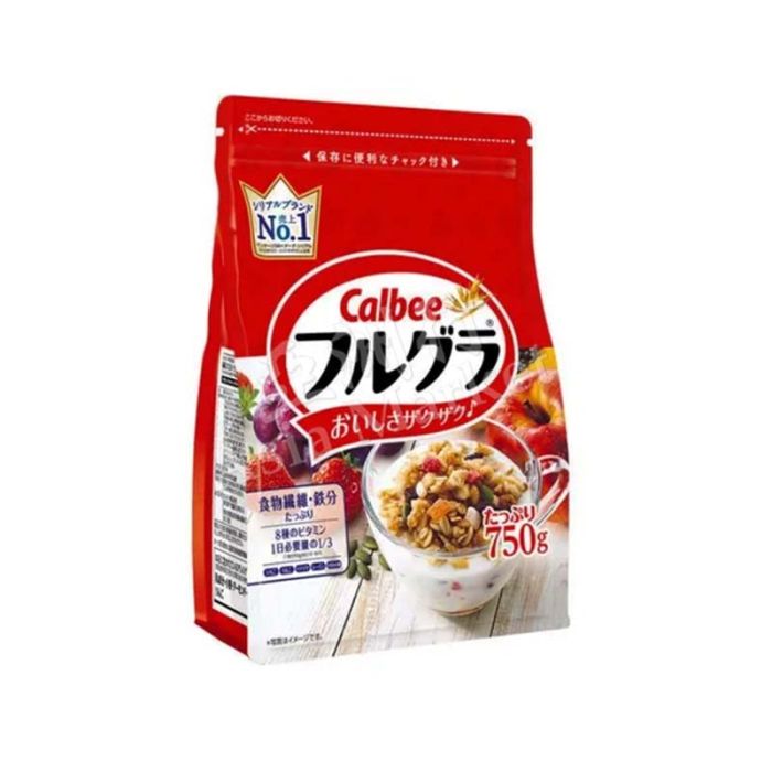 CALBEE Frugra Fruits Granola (Japanese Fruity Cereal) 750g   BBD April 2025