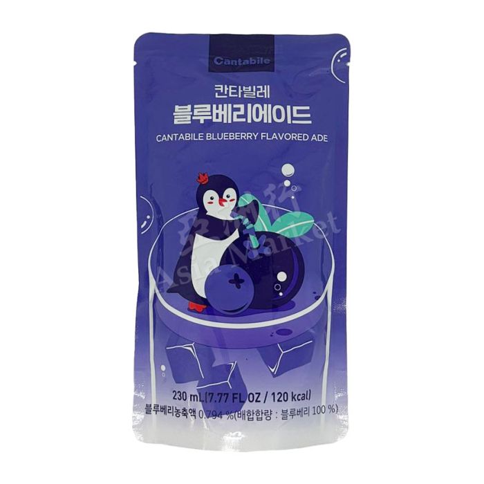 CANTABILE BLUEBERRY FLV ADE POUCH 230ml 