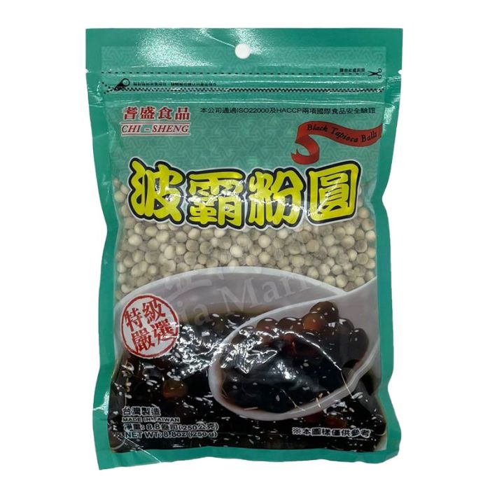 CHI SHENG – Black Tapioca Balls 250g