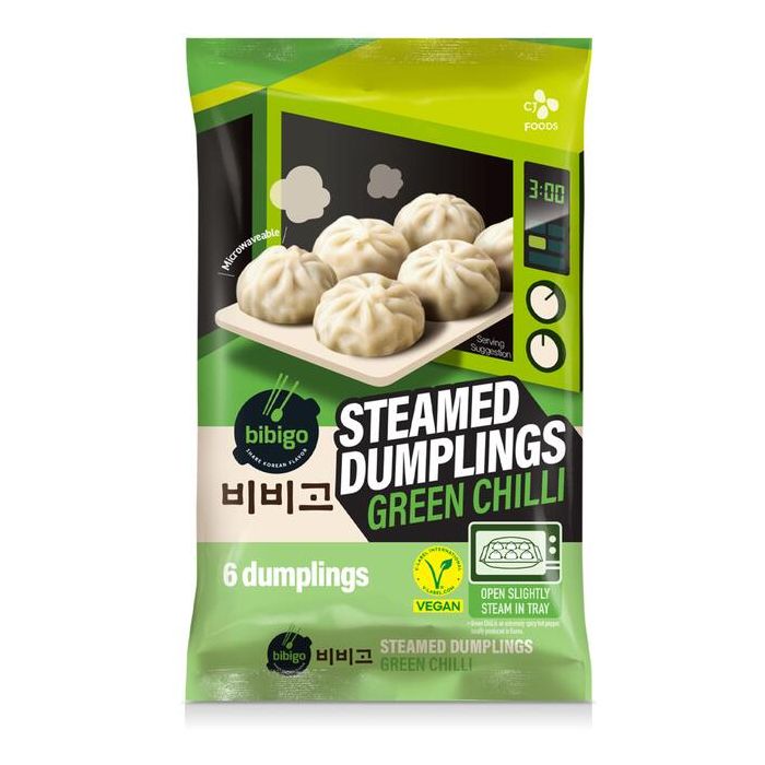 Cj Bibigo Green Chilli Steamed Dumpling