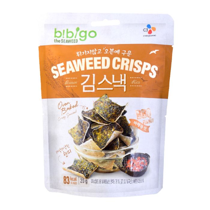 CJ Bibigo Seaweed Crisps BBQ Flavor 20g
