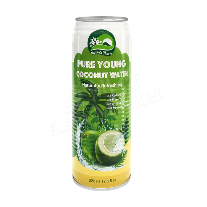 Nature's Charm Pure Young Coconut Water 520ml