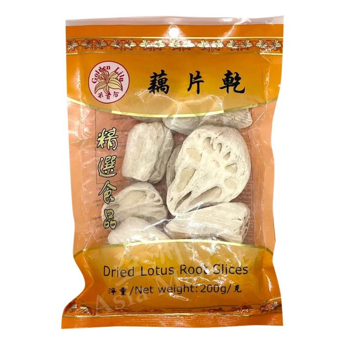 GOLDEN LILY – Dried Lotus Roots Slices 200g