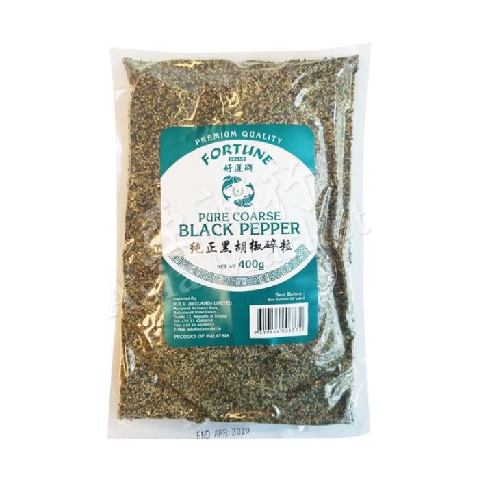 FORTUNE Pure Coarse Black Pepper 400g