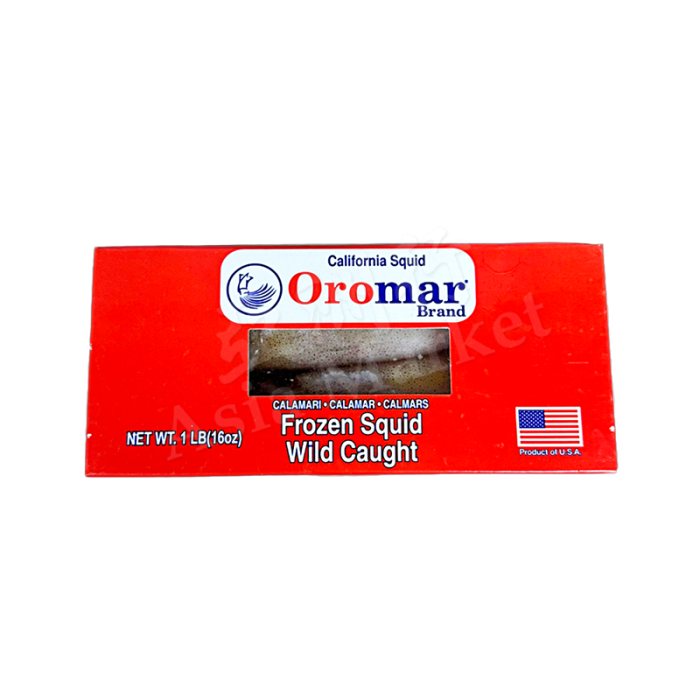 [FROZEN] OROMAR Wild Caughe Squid 16oz 