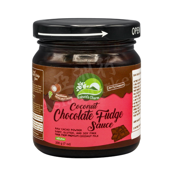 Nature's Charm Coconut Chocolate Fudge Sauce 200g  