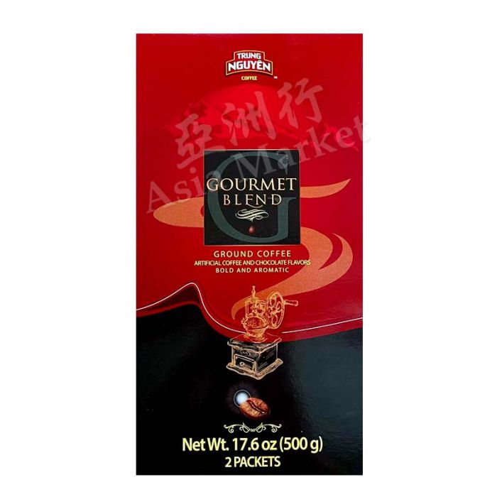 TRUNG NGUYEN -  Gourmet Blend Ground Coffee  and Chocolate Flavours (2 Packets) 500g