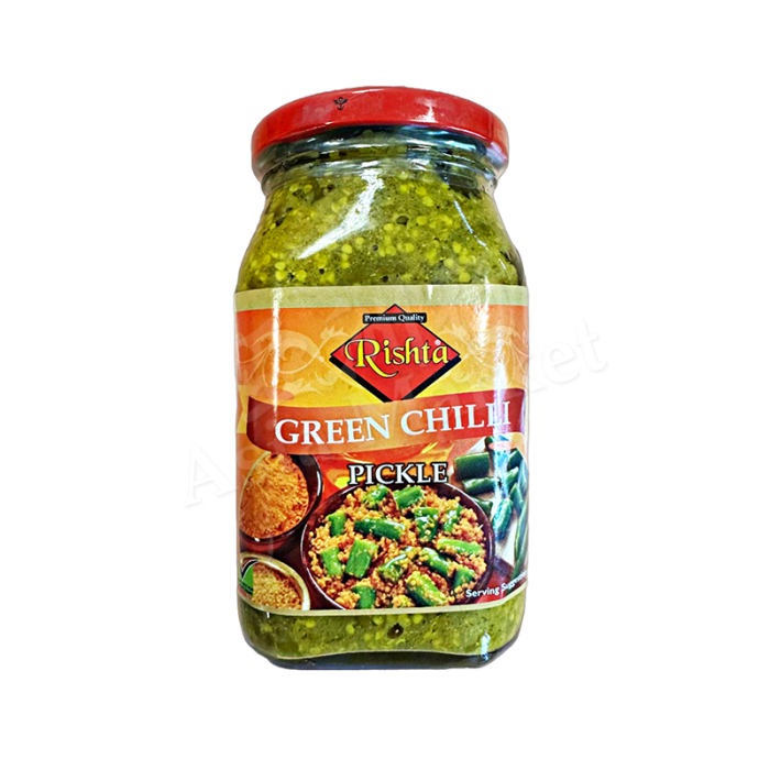 RISHTA -Green Chilli Pickle 400g