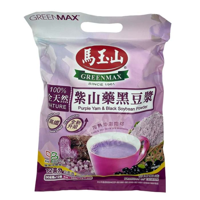 GREENMAX  Purple Yam & Black soybean Powder 420g