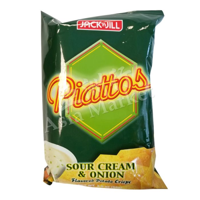 JACK N JILL Piattos Potato Crisps (Sour Cream and Onion) 85g