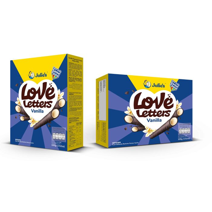 JULIE'S Love Letters Vanilla 100g