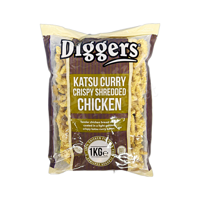 [FROZEN] DIGGERS - Katsu Curry Crispy Shredded Chicken 1kg