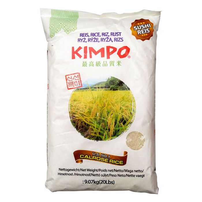 Kimpo Korean Sushi Rice 9.07kg
