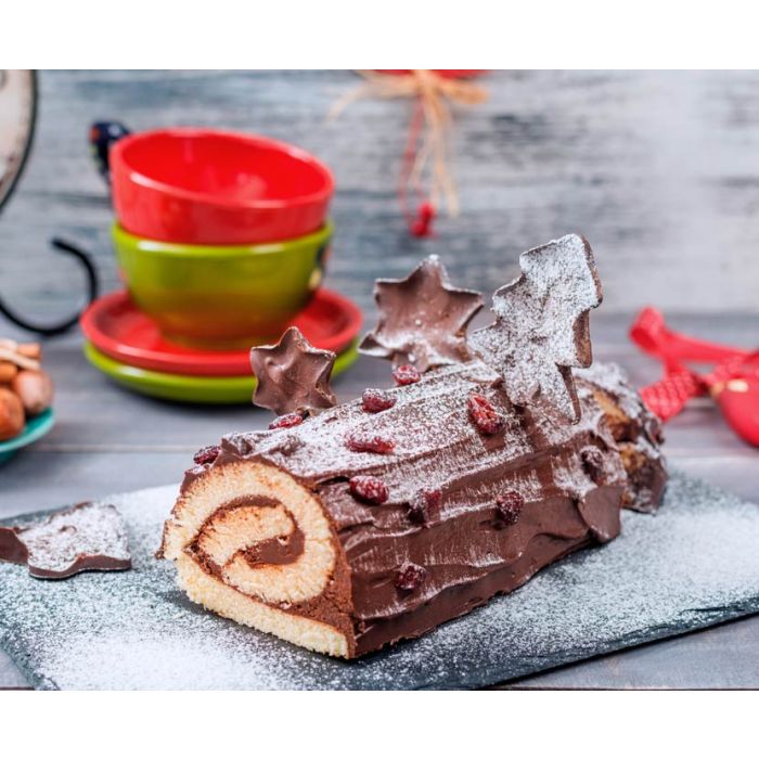 Christmas Log Cake - Coconut Chocolate Flavour Ingredients