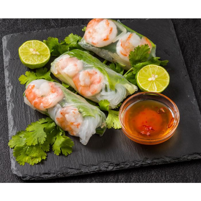 Vietnamese Prawn And Mint Rice Paper Rolls Ingredients