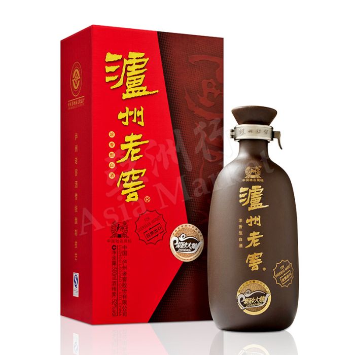 LUZHOU LAOJIAO - Zisha Daqu, Chinese Baijiu Liquor (Alc. 52%) 500ml