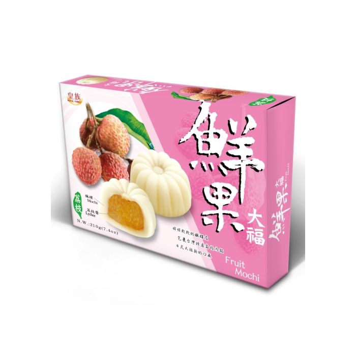 ROYAL FAMILY MOCHI - Fruit Mochi (Lychee) 210g