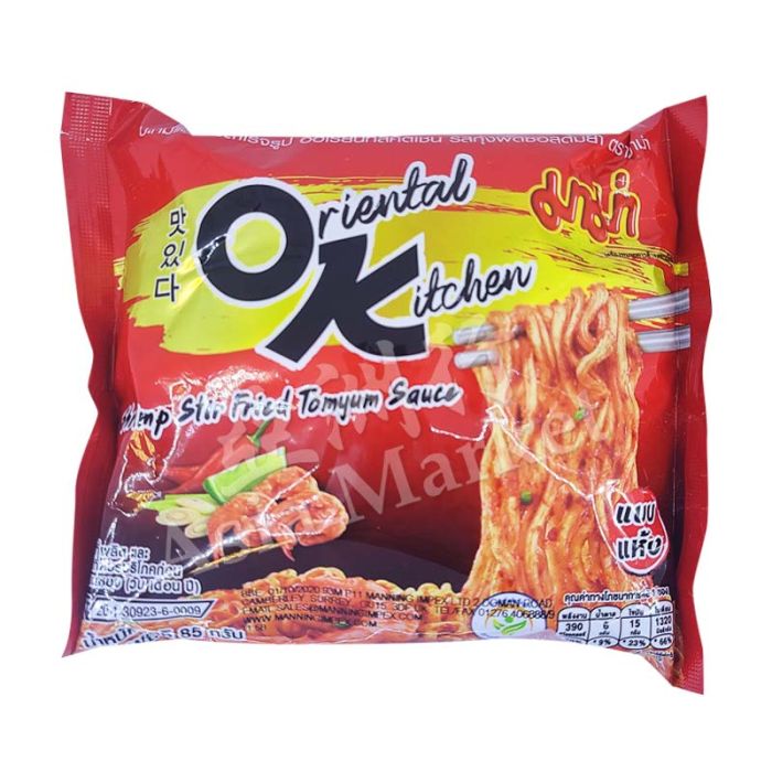 MAMA Oriental Kitchen Instant Noodle  Stir Fried Tom Yum Shrimp Flavour 85g