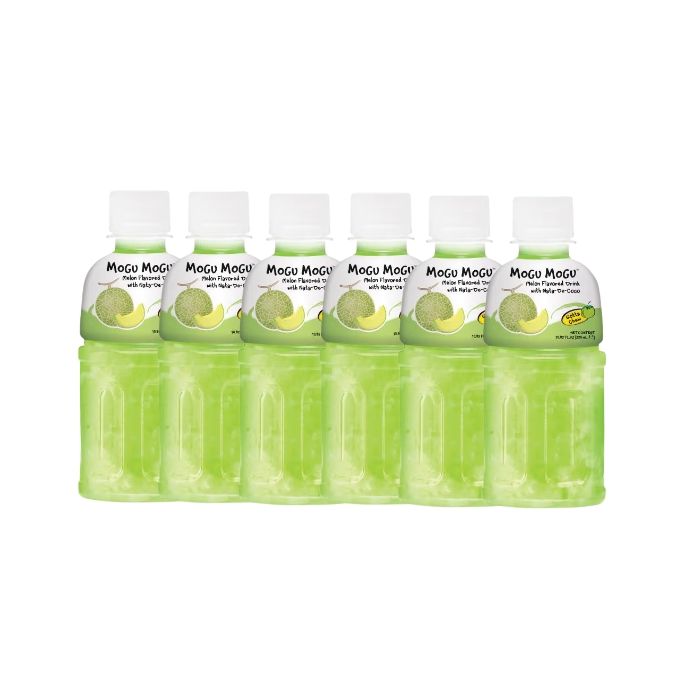 [PACK OF 6] MOGU MOGU - Melon Juice with Nata De Coco 320ml (x6)