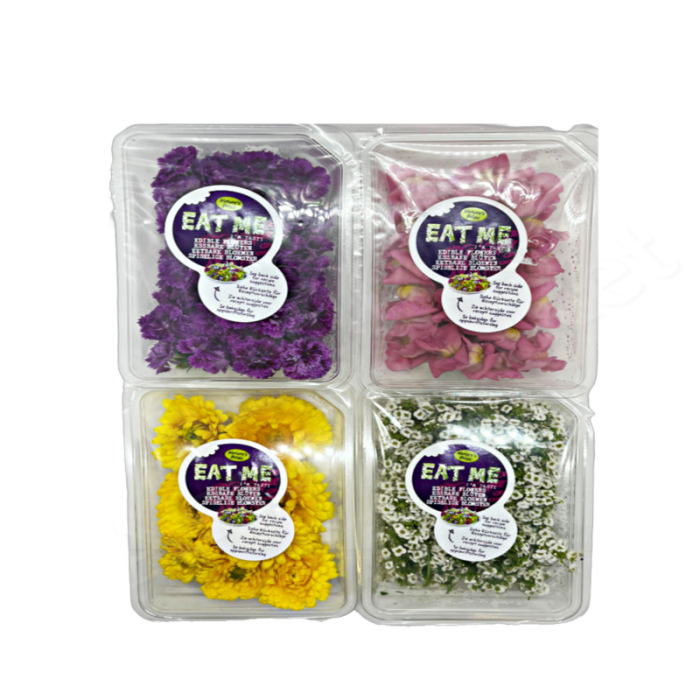 Fresh Mix Edible Flowers  - 4 packs