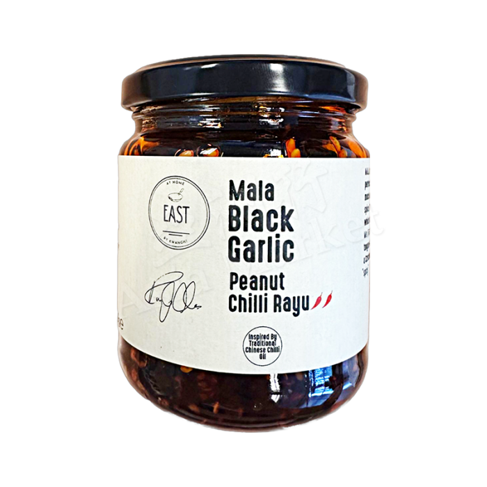 EAST AT HOMEMala Black Garlic Peanut Chilli Rayu 189g 