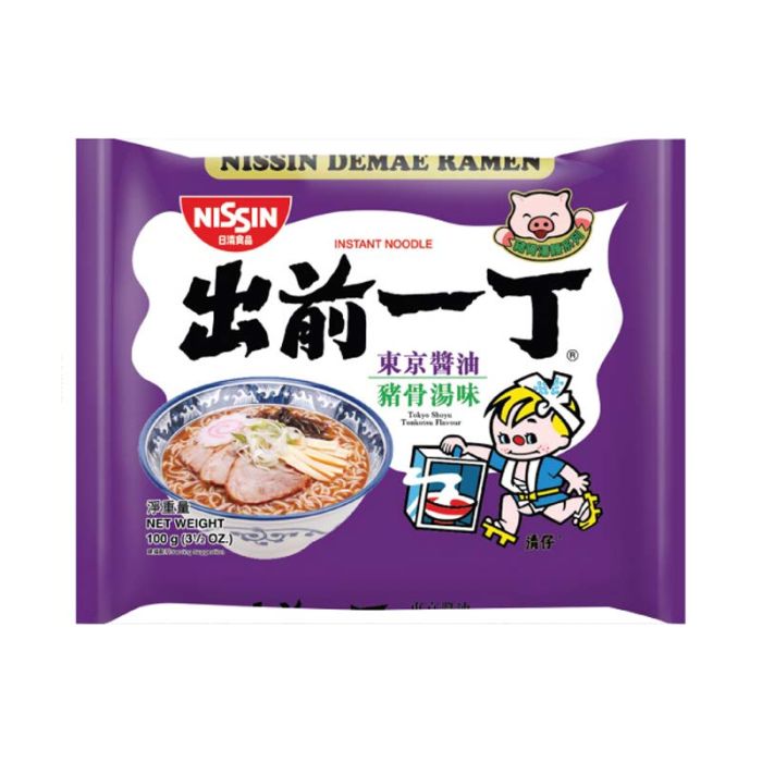 NISSIN Shoyu 日清 出前一丁 东京酱油猪骨汤面 100g