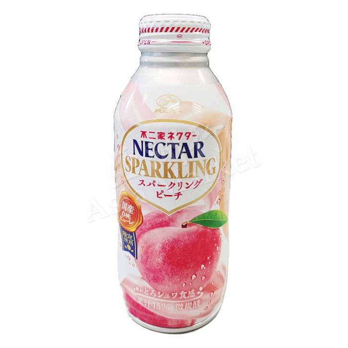 FUJIYA Nectar Sparkling Peach Juice 380ml