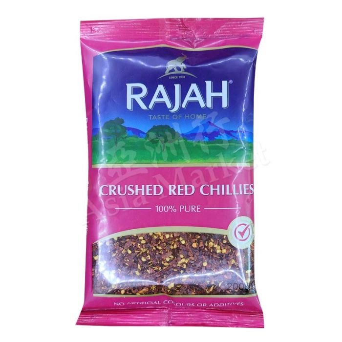 RAJAH  Crushed Red Chillies 200g