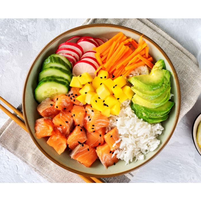 Trendy Salmon Poke Bowl Ingredients