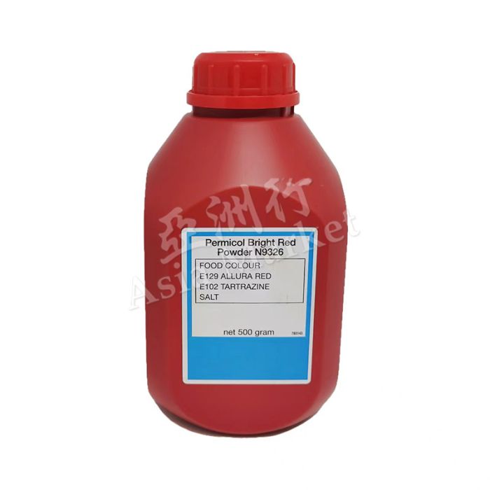 PERMICOL- Bright Red Food Colouring Powder 500g