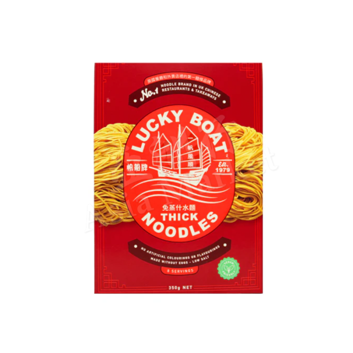 LUCKY BOAT  Thick Noodle 350g 