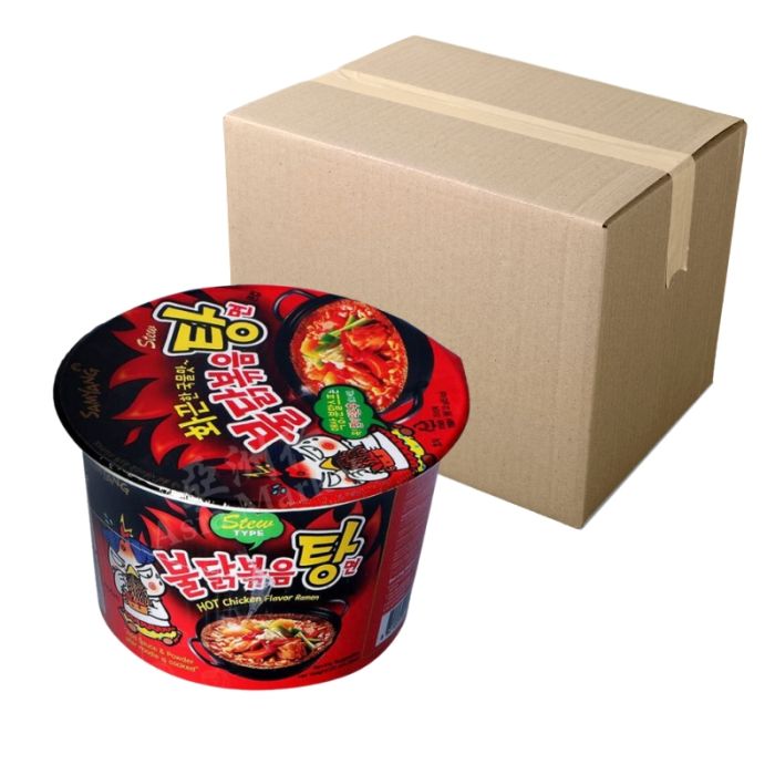 [CASE] SAMYANG Hot Chicken Flavour Ramyun Stew type BOWL  120g x16