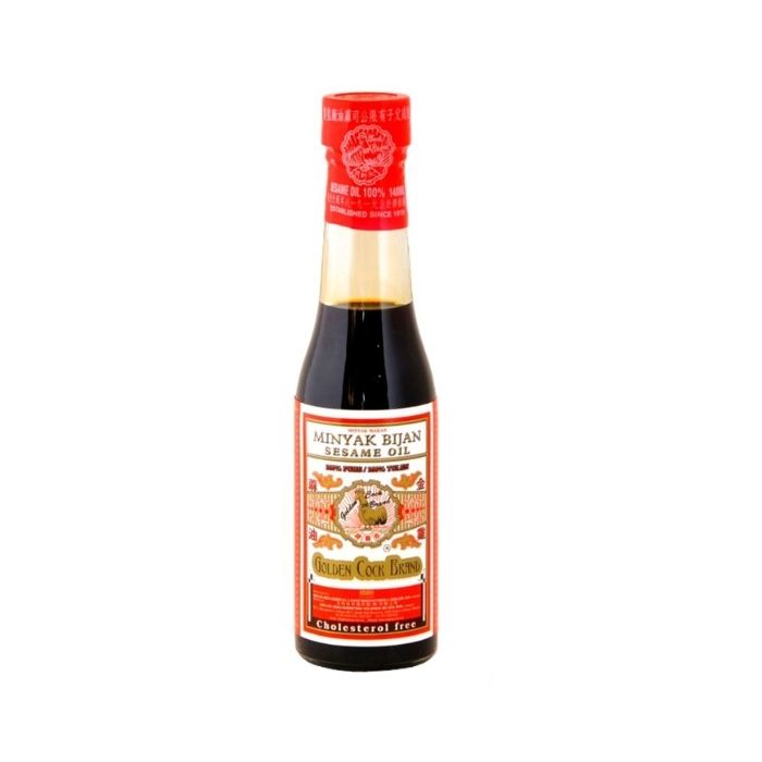 Minyak Bijan Sesame Oil 315ml 100% Pure Golden Cock Brand 