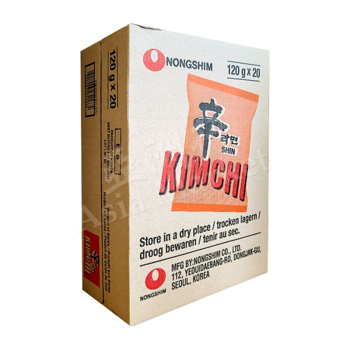 [CASE] NONGSHIM  Kimchi Shin  Ramyun Noodle 120g (x20 Pkts)